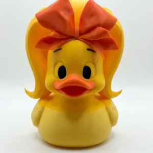 202mm Yellow With Orange Bow