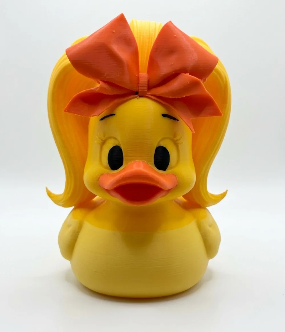 202mm Yellow With Orange Bow